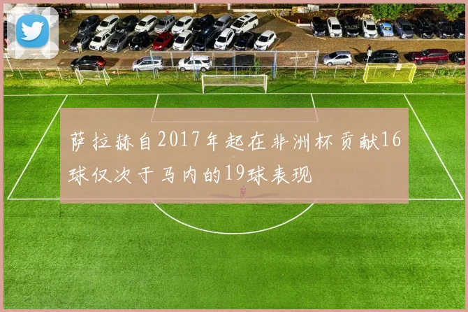 萨拉赫自2017年起在非洲杯贡献16球仅次于马内的19球表现